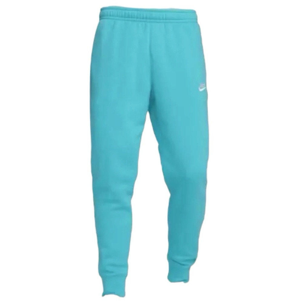 Nike Sportswear Club Fleece Joggers Mens Medium Teal Blue Pants BV2671-345